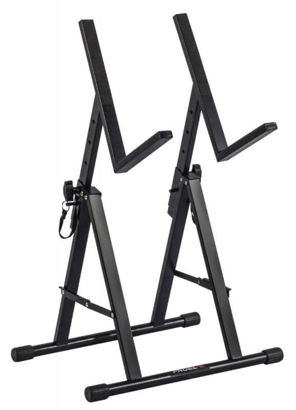 PROEL Stojan na monitor s EASY LOCK mechanikou, černý, max. zatížení 40 kg