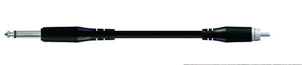 Proel IM kabel, 1,8 m černý, 6,3 mm mono jack - RCA, litý