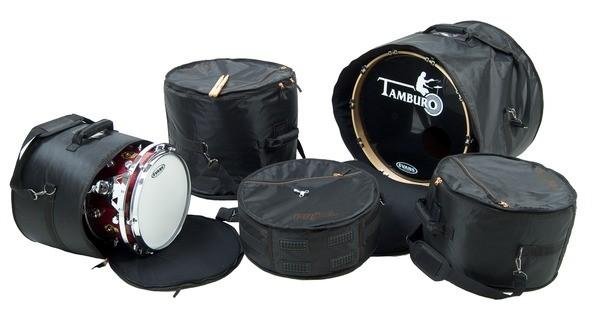 Proel Tok set pro bubny, 10 mm pěna, 420D nylon, černý, pro 10PN, 12PN, 14PN, 20PN, 14DSPN