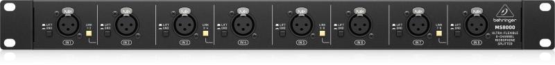 Behringer mikrofonní splitter, 8 kanálů, ultra flexibilní