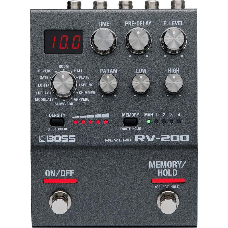 BOSS efektový pedál RV-200, reverb
