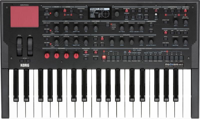 KORG modwave mkII, wavetable syntezátor