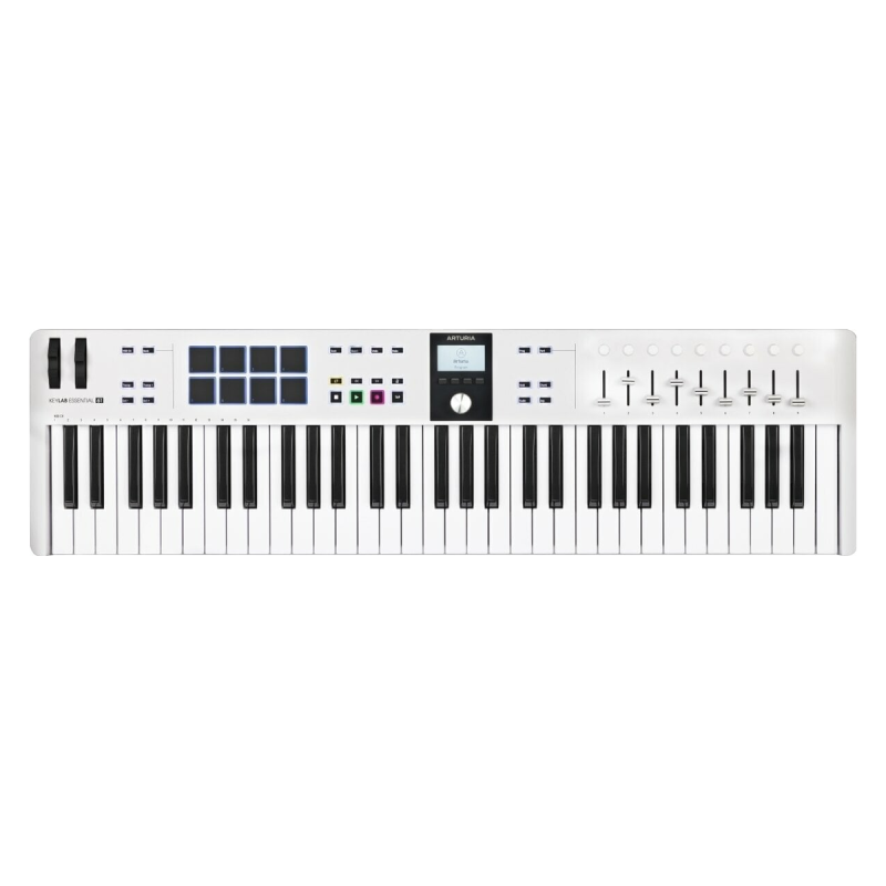 Arturia MIDI kontroler KeyLab Essential mk3 61, bílý