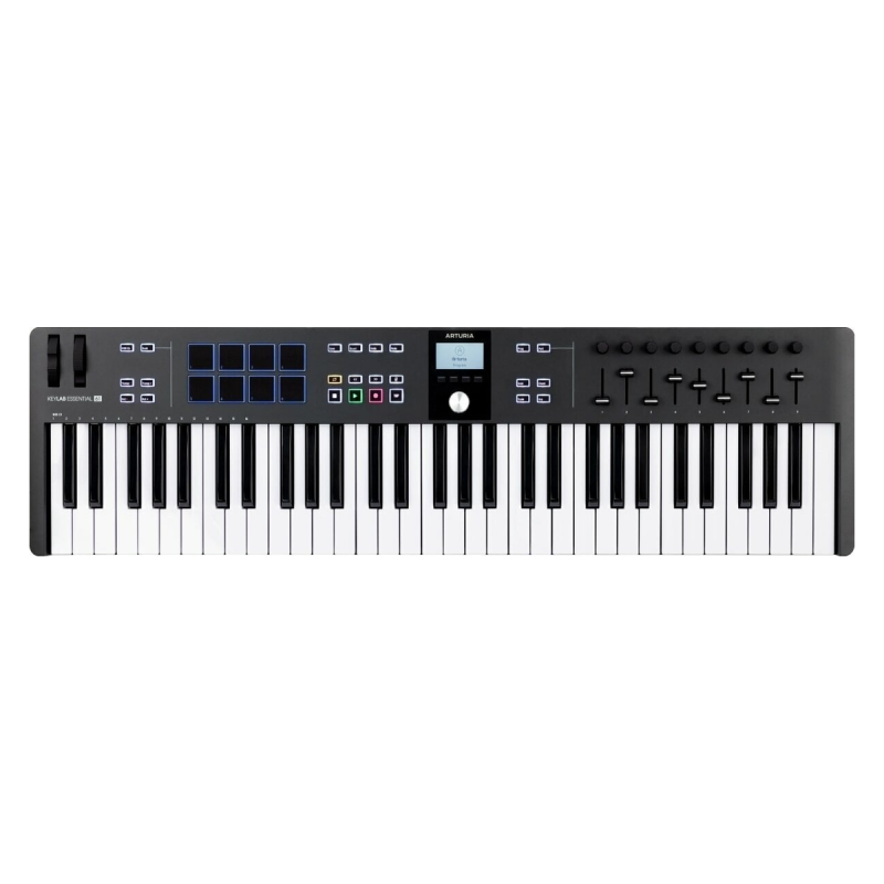 Arturia MIDI kontroler KeyLab Essential mk3 61, černý, 61 kláves