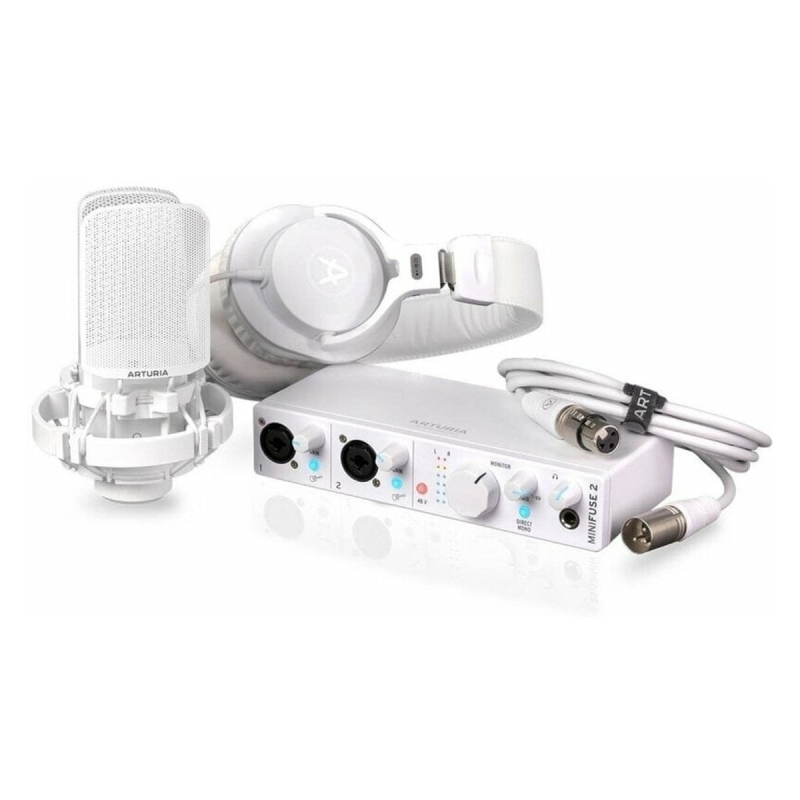 Arturia MiniFuse Záznamový balíček Bílý