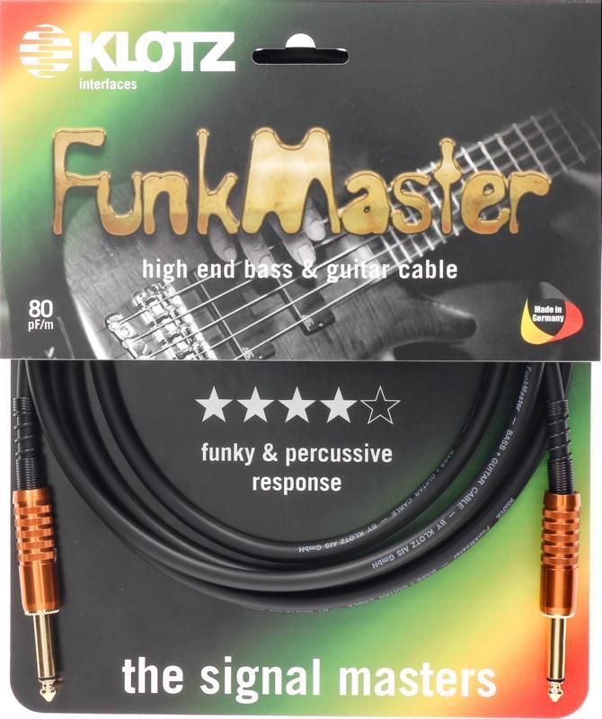 Klotz FunkMaster kabel pro kytaru a basu, 9m