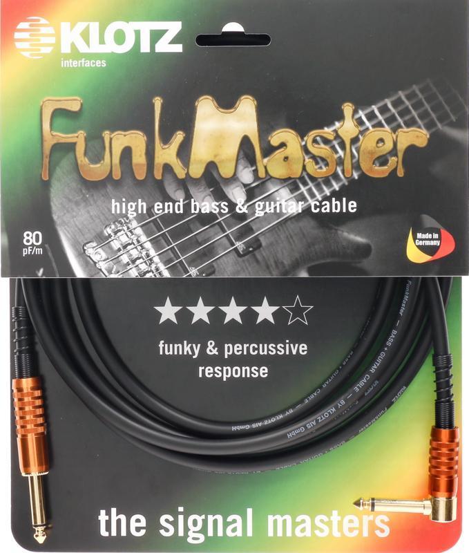 Klotz FunkMaster kabel pro kytaru a basu, 3m