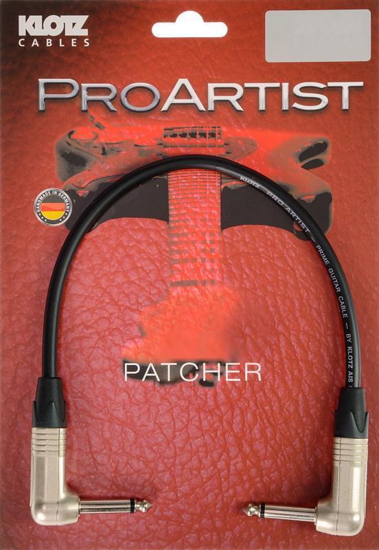 Klotz IM asimetrický patch kabel s niklovými konektory - Neutrik - 0,2m