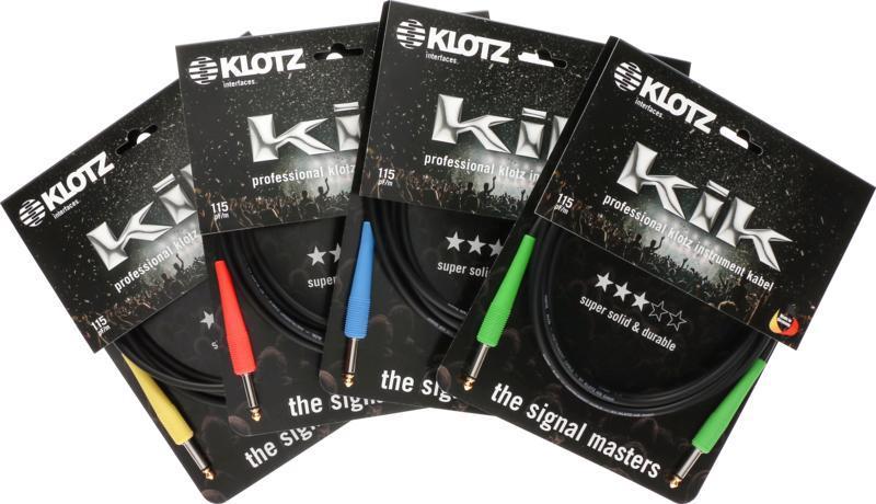 Klotz IM kabel sada 10 kusů s barevnými konektory - 6m