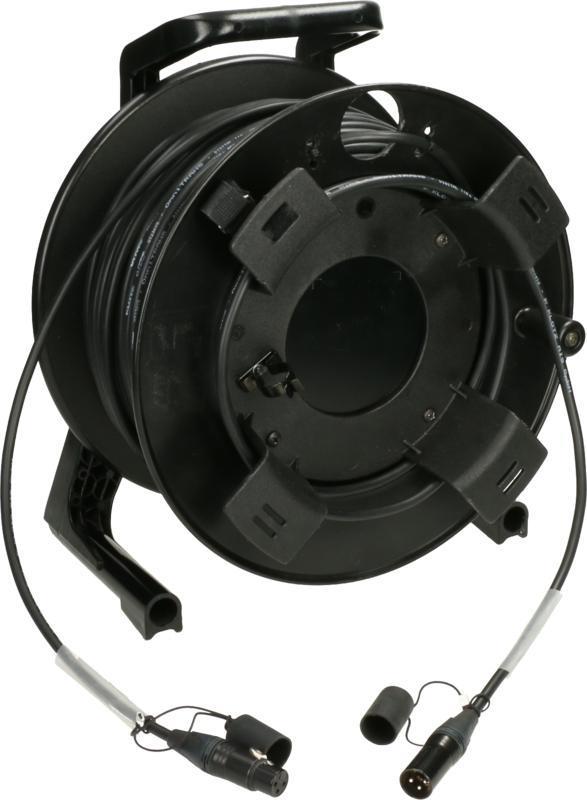 Klotz AES a DMX kabelový buben, nízká ztráta, PVC XLR 3p Neutrik, 100m