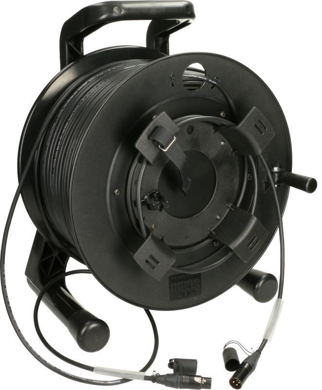 Klotz AES a DMX kabelový buben, PVC XLR 3p Neutrik, 200m
