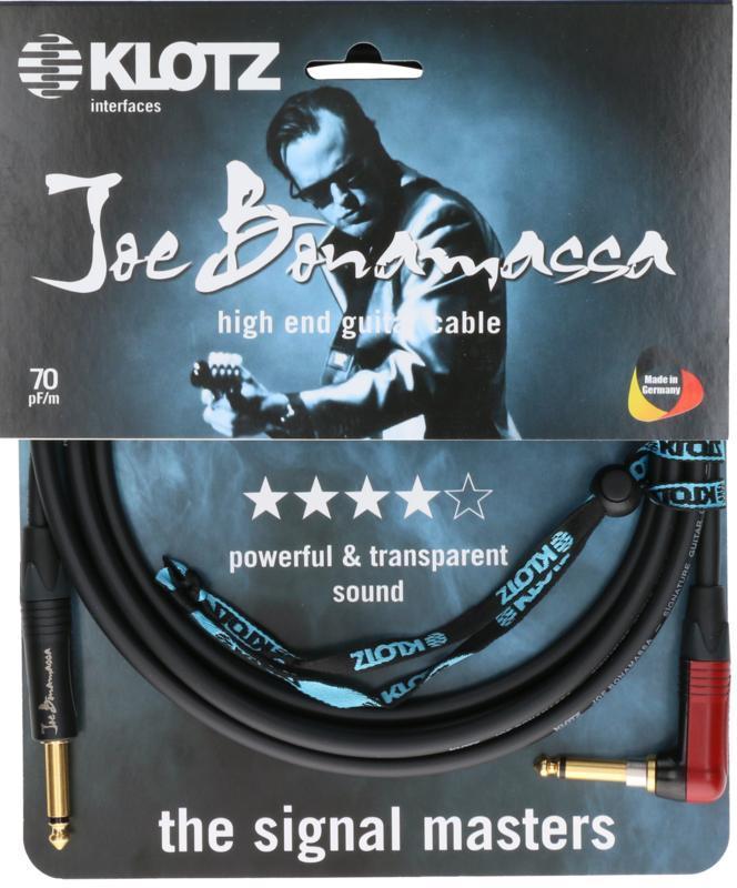 Klotz kytarový kabel Joe Bonamassa, špičková kvalita, 6m