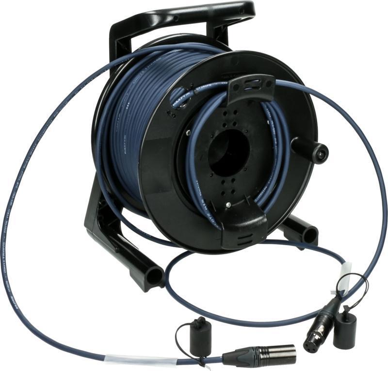 Klotz kabelový buben, dvojité stínění, AES a DMX, XLR 3p Neutrik, 50m