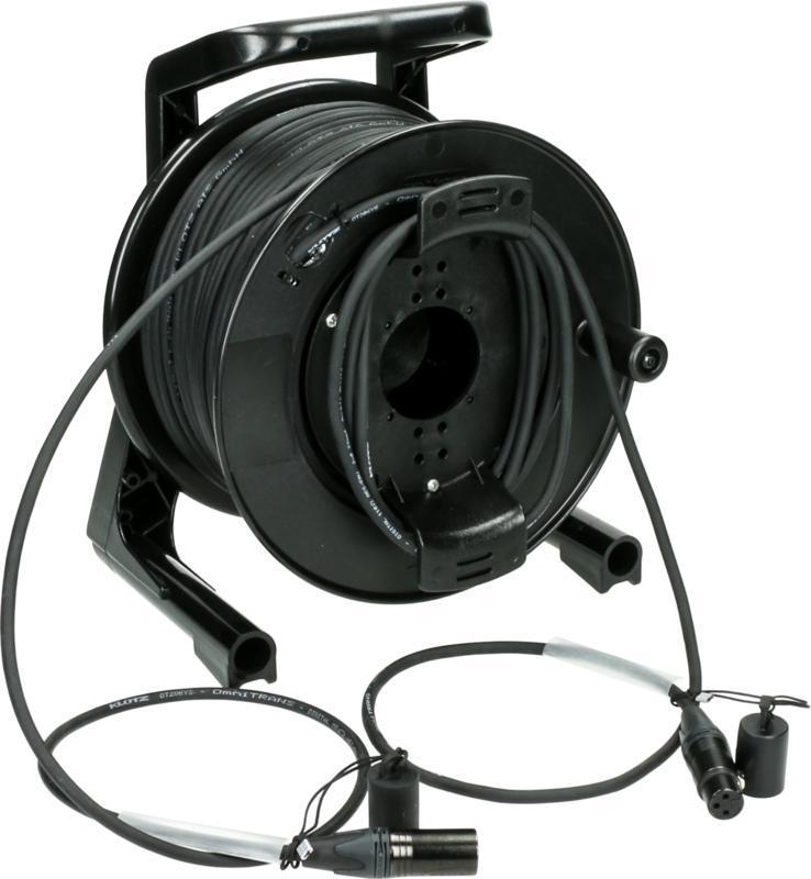 Klotz kabelový buben, dvojité stínění, AES a DMX, PVC XLR 3p Neutrik, 80m