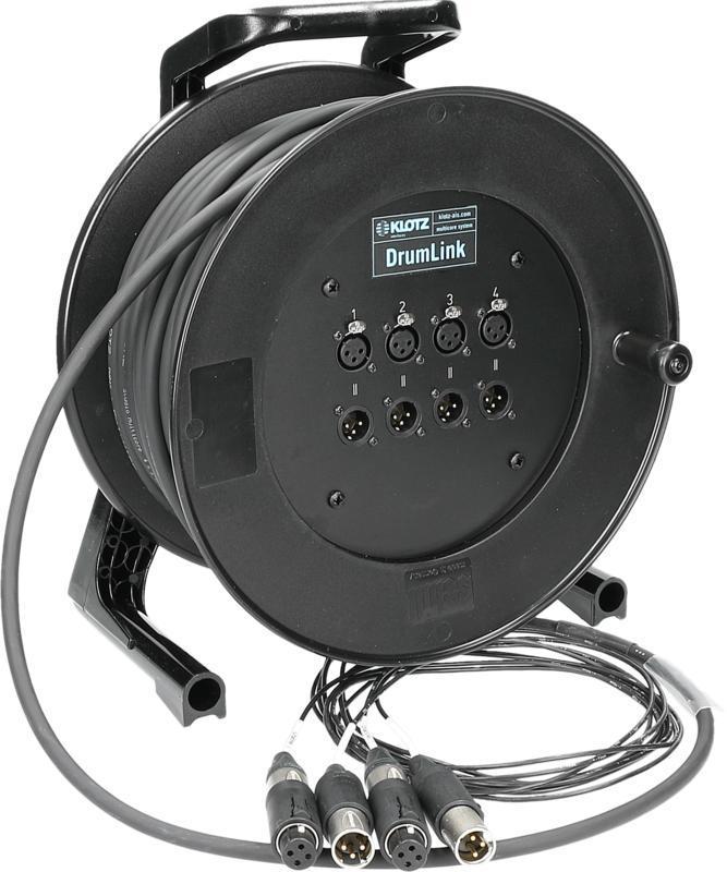 Klotz DrumLink 4/4 - 4||4 convertCON XLR 3p, 4 kanály, analogový, 40m