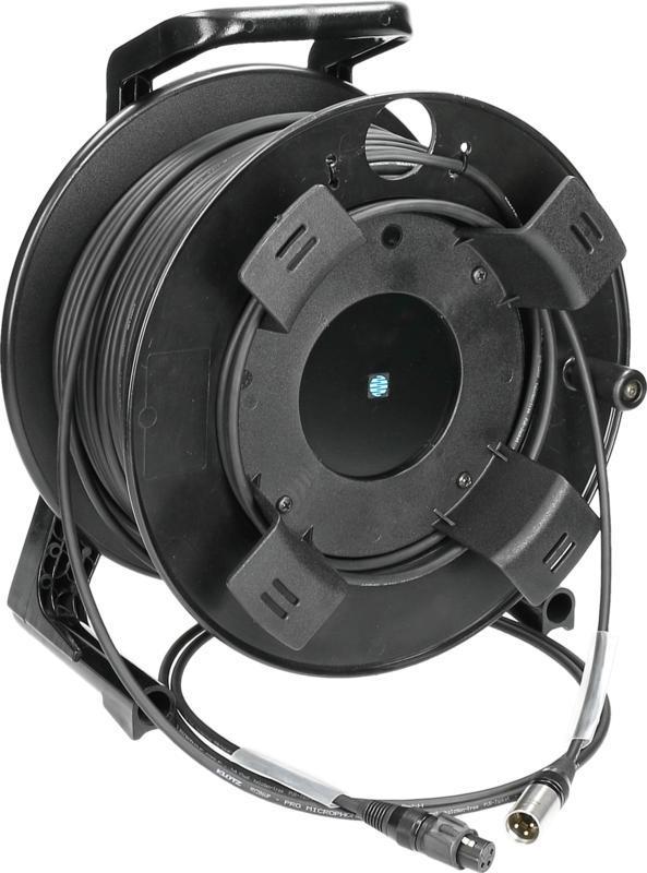 Klotz mikrofonní kabel, PUR, XLR 3p, IP65, Neutrik konektory, 50m