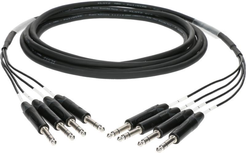 Klotz analogový kabel - symetrický 4 x TRS - 4 x TRS - 6m