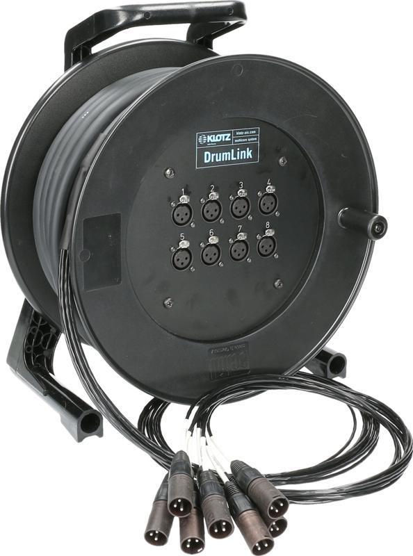 Klotz MiniCore 8/0 - 8x XLR 3p, 30m, analogový skupinový kabel, jednovrstvý zemnící