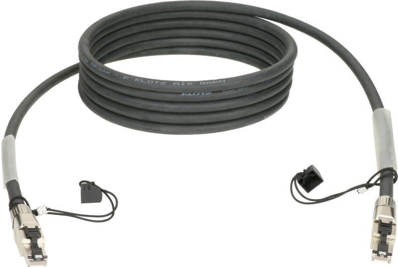 Klotz kabel CAT6a, dvojité stínění, RJ45 - RJ45, 90m