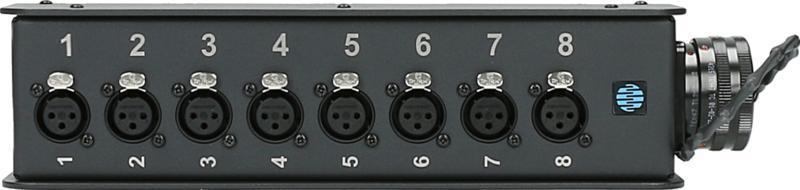 Klotz Stagebox 8x XLR 3p, RMP 25p, délka 0,3065m