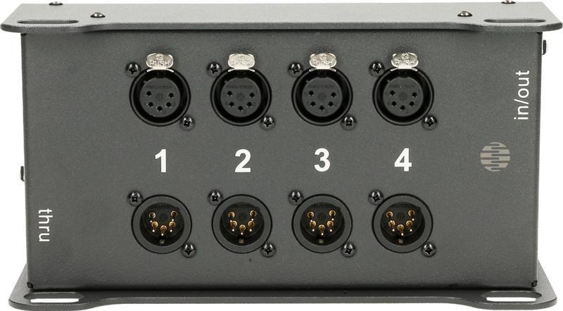 Klotz CATLink TRUSS DMX box, 4 kanály, etherCON, 4 x XLR 5p, 0,204m