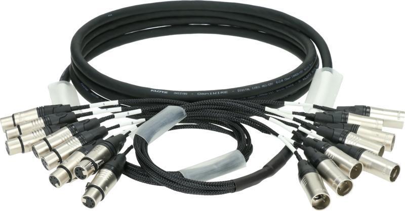 Klotz DMX kabel 8 kanál, XLR 5p samec, XLR 5p samice, 6m