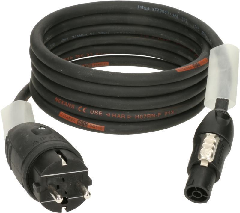 Klotz TITANEX H07RN-F napájecí kabel 3G 1,5 mm² Schuko - powerCON TRUE1 - 35m