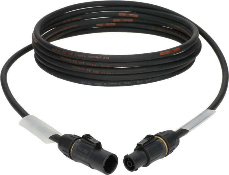 Klotz IM hybridní kabel powerCON-powerCON 3G 1,5 mm² 15m