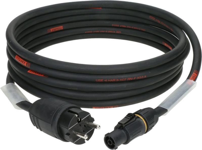 Klotz Hibridní kabel 3G 2,5 mm² Schuko - PowerTwist TR1 - 1m