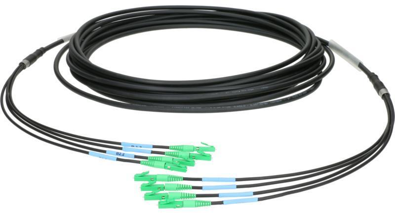 Klotz optický kabel 4x LC/APC, single-mode OS2, 50m