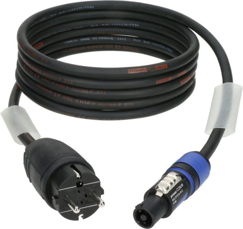 Klotz Hibridní kabel 3G 1,5 mm² Schuko - powerCON A - 20m