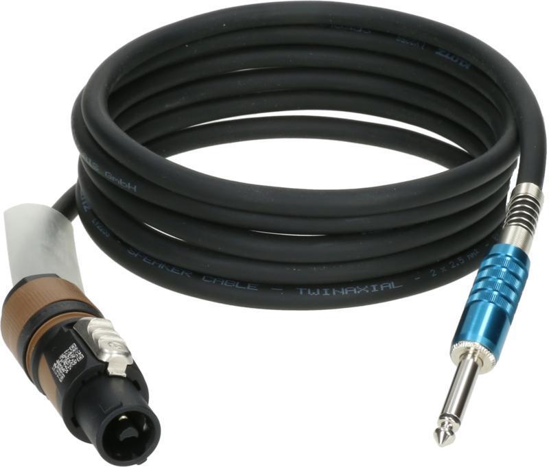 Klotz IM kabel 2 x 2,5 mm² PVC speakON 2p samice - jack 2p samec - 20m