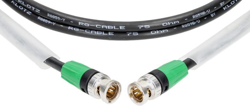 Klotz koaxiální kabel 75 ohmů, Neutrik BNC konektory, 2,5m