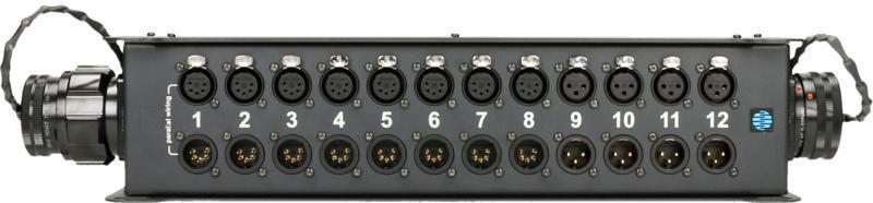 Klotz Stagebox 8x XLR 5p, 4x XLR 3p, 2x RMP 37p, DMX, 4,8m