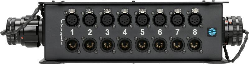 Klotz TrussLink Stagebox 8x XLR 5p, 2x RMP 25p, DMX, 0,3735m