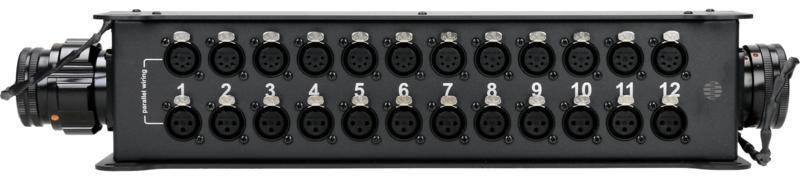 Klotz Stagebox 12x XLR 5p, 2x RMP 37p, DMX, 0.4765m