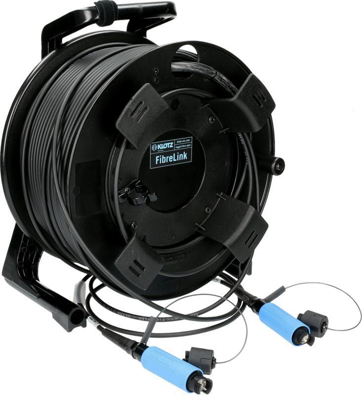 Klotz SmartBeam QUAD kabelový buben, single-mode OS2, 150m