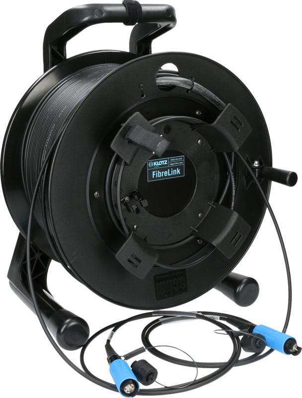 Klotz SmartBeam QUAD kabelový buben, single-mode OS2, 250m