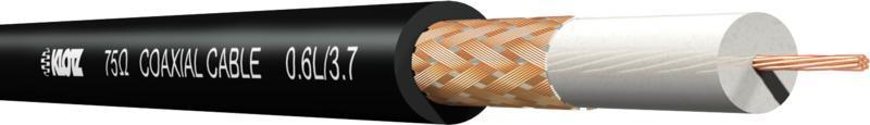 Klotz RG koaxiální kabel 75 Ohm, flexibilní, PVC, 200m