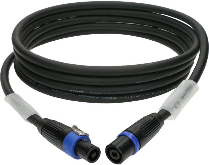 Klotz kabel speakON 4p, 4 x 4,0 mm², PVC, 30m