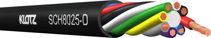 Klotz kabel - multicore, 8 x 2,5 mm², FRNC, DCA, 1m
