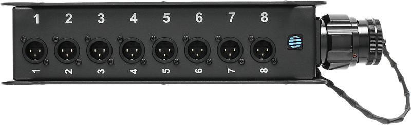 Klotz Stagebox 8x XLR 3p, RMP 25p, délka 0,335m