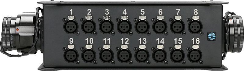 Klotz Stagebox 16x XLR 3p, 2x RMP 54p, 0,38m