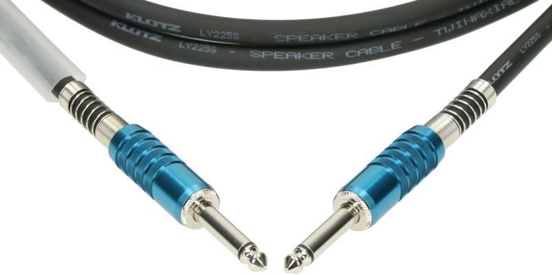 Klotz 2 x 2,5 mm² PVC reproduktorový kabel s Jack konektory - 2m