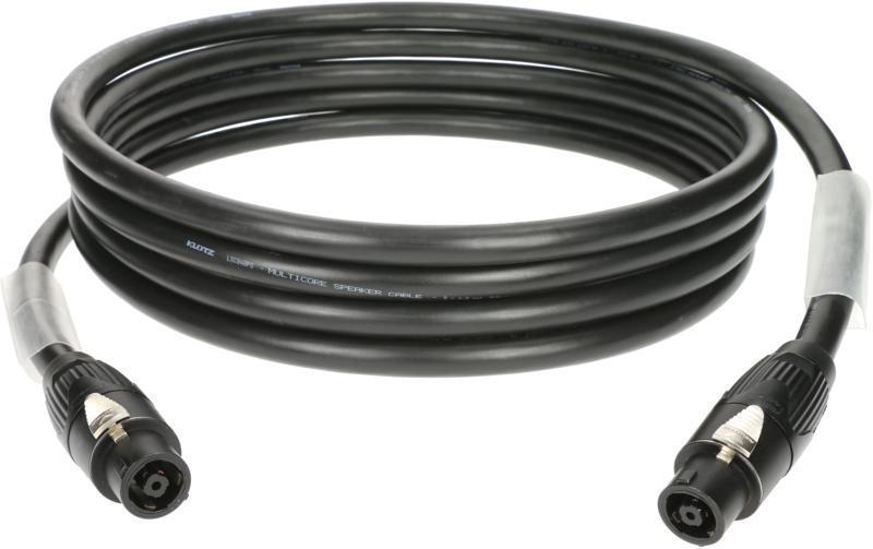 Klotz kabel speakON 8p, 8 x 4,0 mm², PUR, 10m, kovový plášť