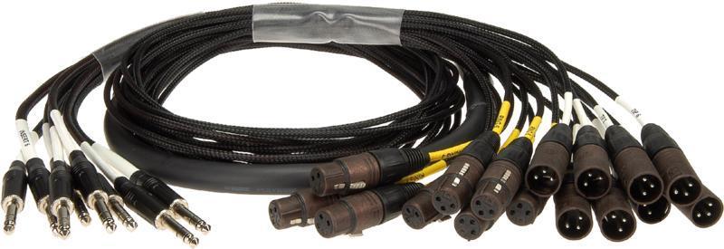 Klotz ISR insert kabel - 8 x TRS na 8 x XLR 3p, 3m