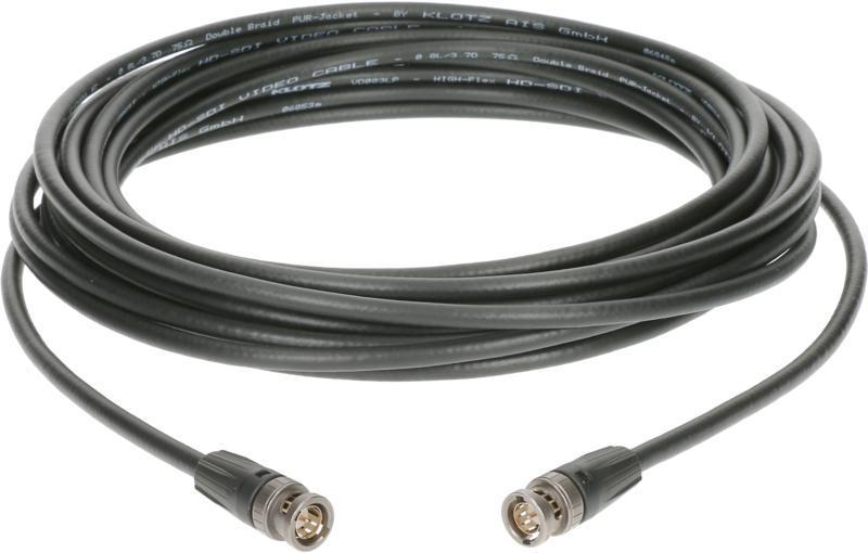 Klotz HD-SDI kabel flexibilní, střední přenosové vzdálenosti, 0,3m