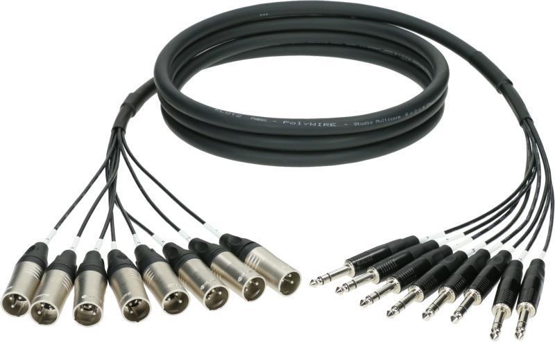 Klotz IM kabel 8-kanálový analogový loom, symetrický 8 x XLR 3p samice - 8 x TRS, 5m