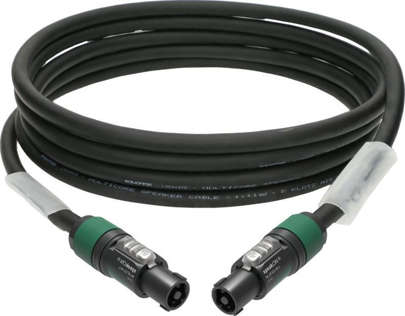 Klotz kabel speakON 4p, 4 x 4,0 mm², PVC, 25m
