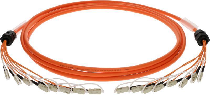 Klotz optický kabel 8x SC, multimódový, 70m